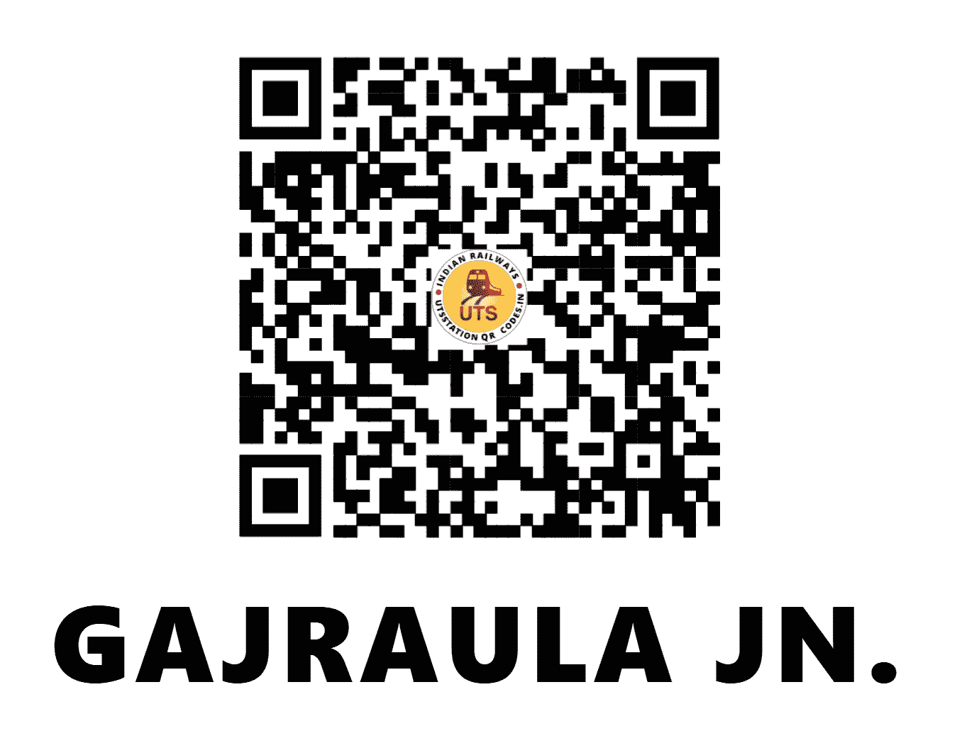 UTS QR Code for GAJRAULA JN. - GJL - NR (UTTAR PRADESH)